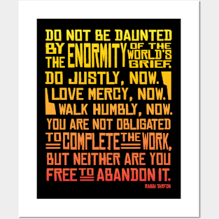 Do not be daunted Posters and Art